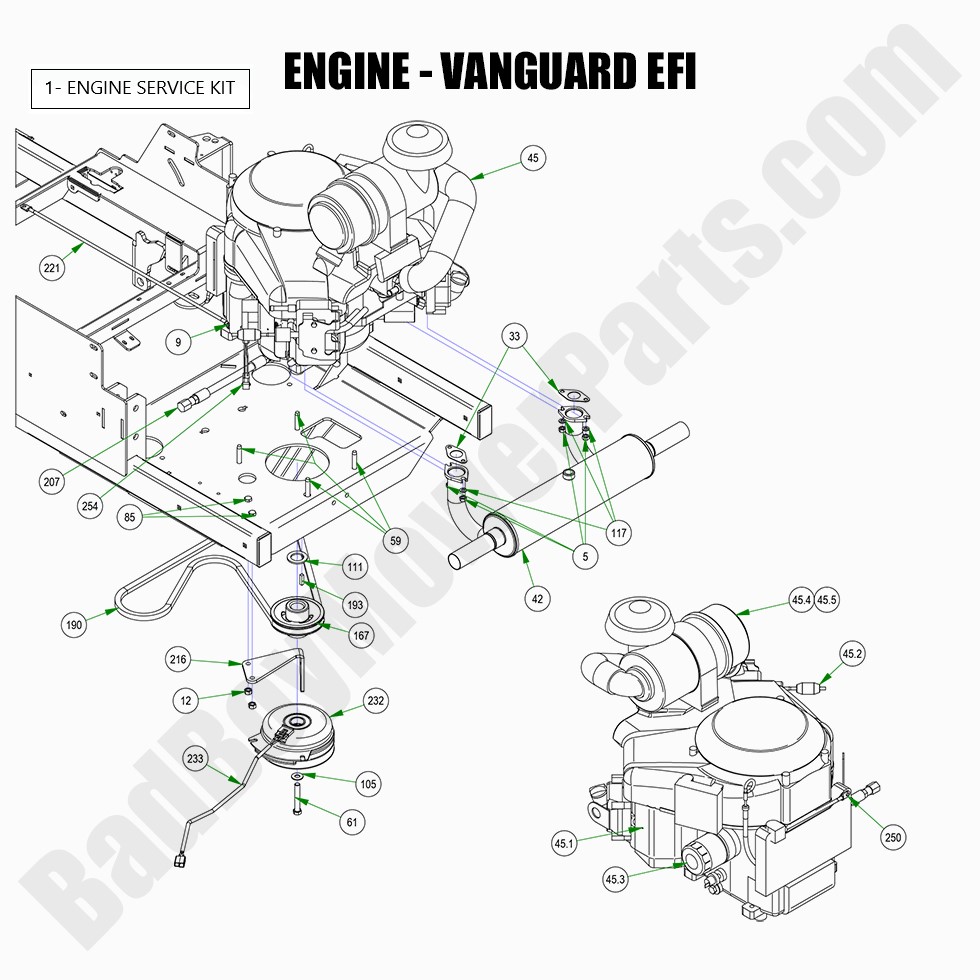 2022 Rogue Engine - 993cc Vanguard EFI